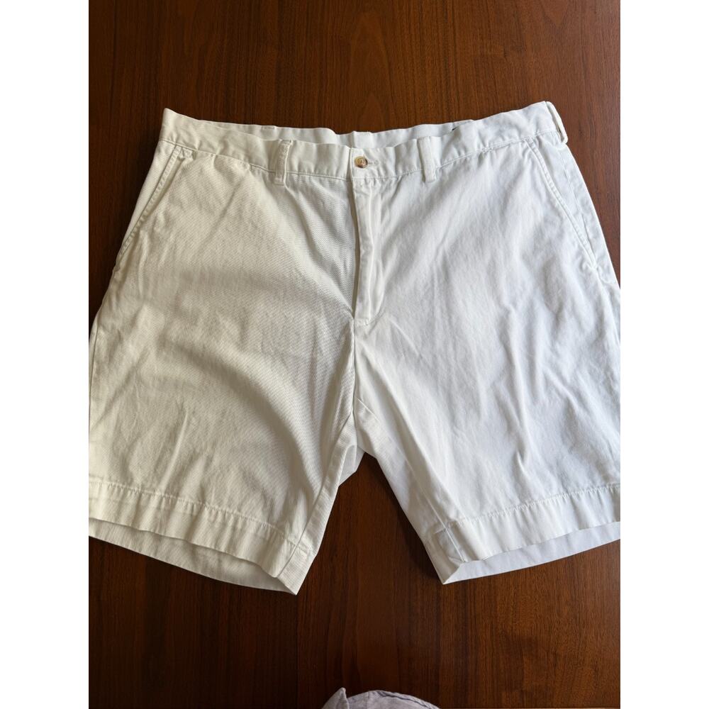 Polo Ralph Lauren Classic Fit Cotton Chino Shorts White Size 38
